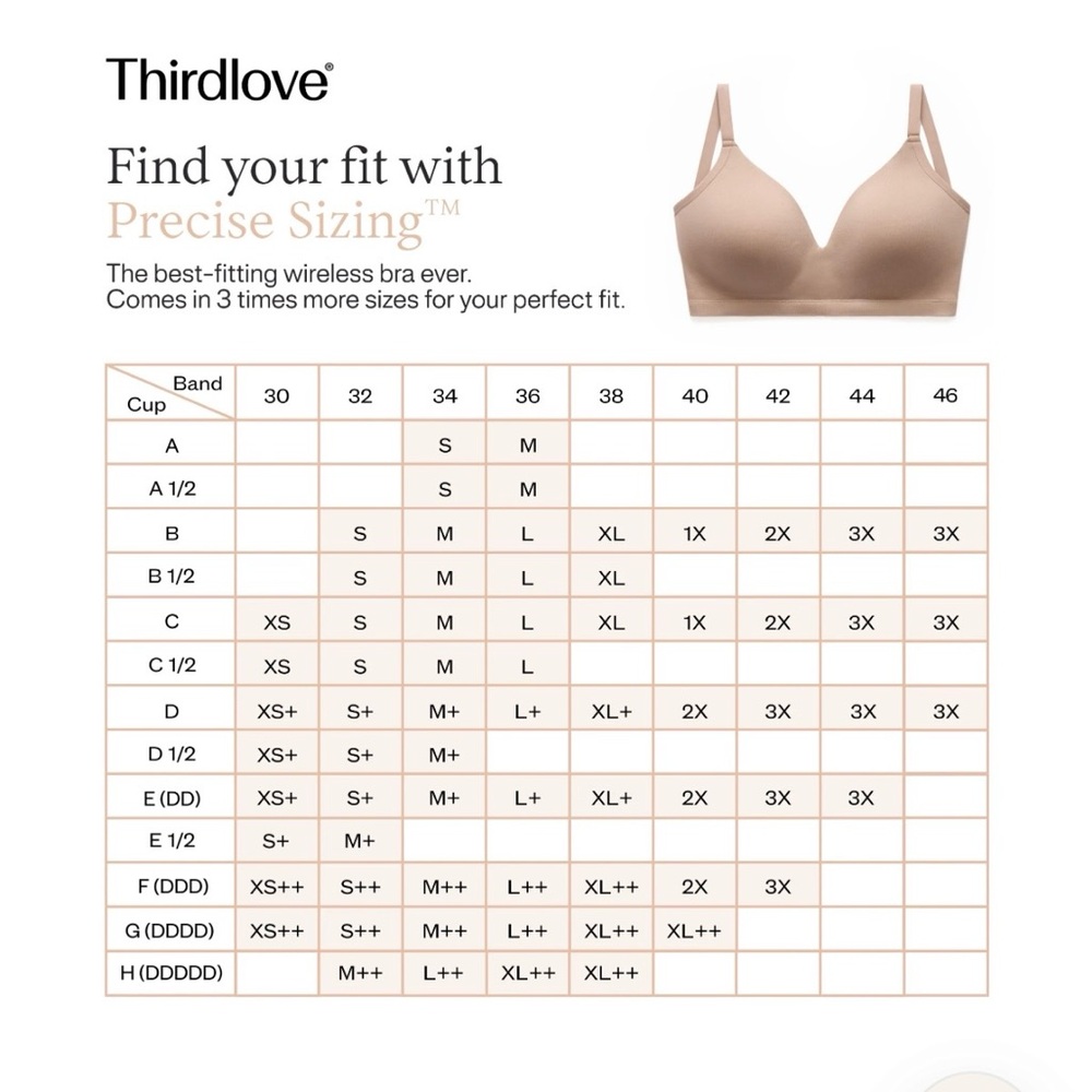 ThirdLove Form 360 Fit Wireless Bra - Lavender Size Large NWT - Picture 9 of 9